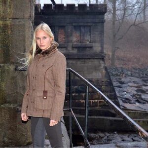 Esponia Equestrian Tweed Jacket size SMALL